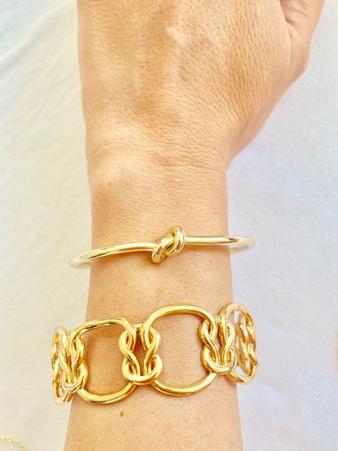 Twist Knot Bracelet | Gold Brass | Extraordinary Gifts | Mulberry