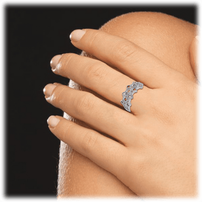 Cubic Zirconia Multicolor Ring for Women-Hollywood Sensation®