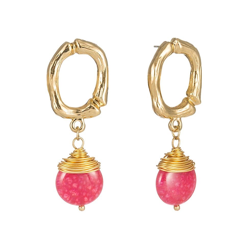 Pink Dangle Earring - Hollywood Sensation®